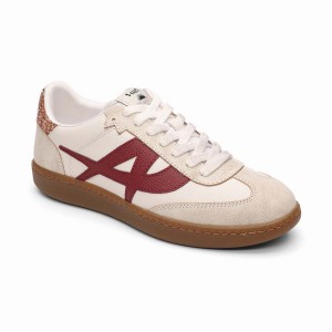 Beige Women Ash Sunset Vintage Glitter Sneakers | 528256-766