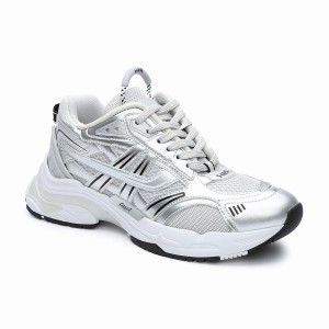 Silver Women Ash Race Fashion Sneakers | 702821-493