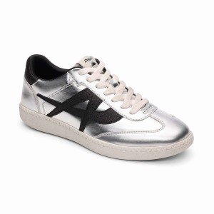 Silver Women Ash Sunset Vintage Metallic Sneakers | 641157-049